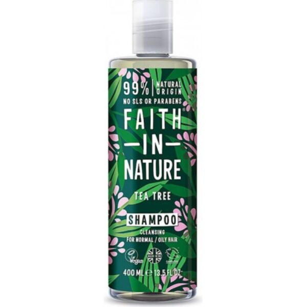 faith in nature shampoo tea tree 400ml 1
