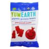 0036004 yumearth organic gummy bears pomegrante 50gr bio